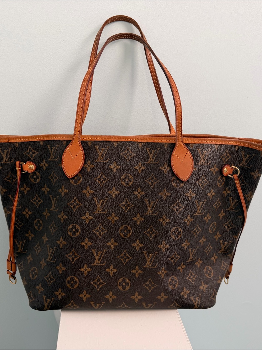 Louis Vuitton Monogram Canvas Tote in Brown and Tan